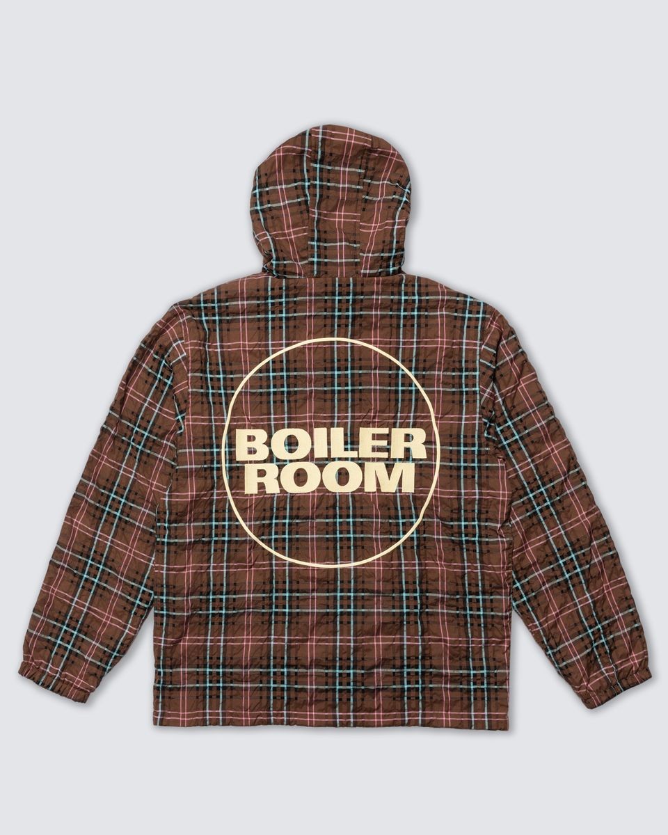 ��PLEASURES/�ץ쥸�㡼����BOILER ROOM��PRACTICE HOODED JACKET ���㥱�å� / BROWN