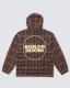 ��PLEASURES/�ץ쥸�㡼����BOILER ROOM��PRACTICE HOODED JACKET ���㥱�å� / BROWN