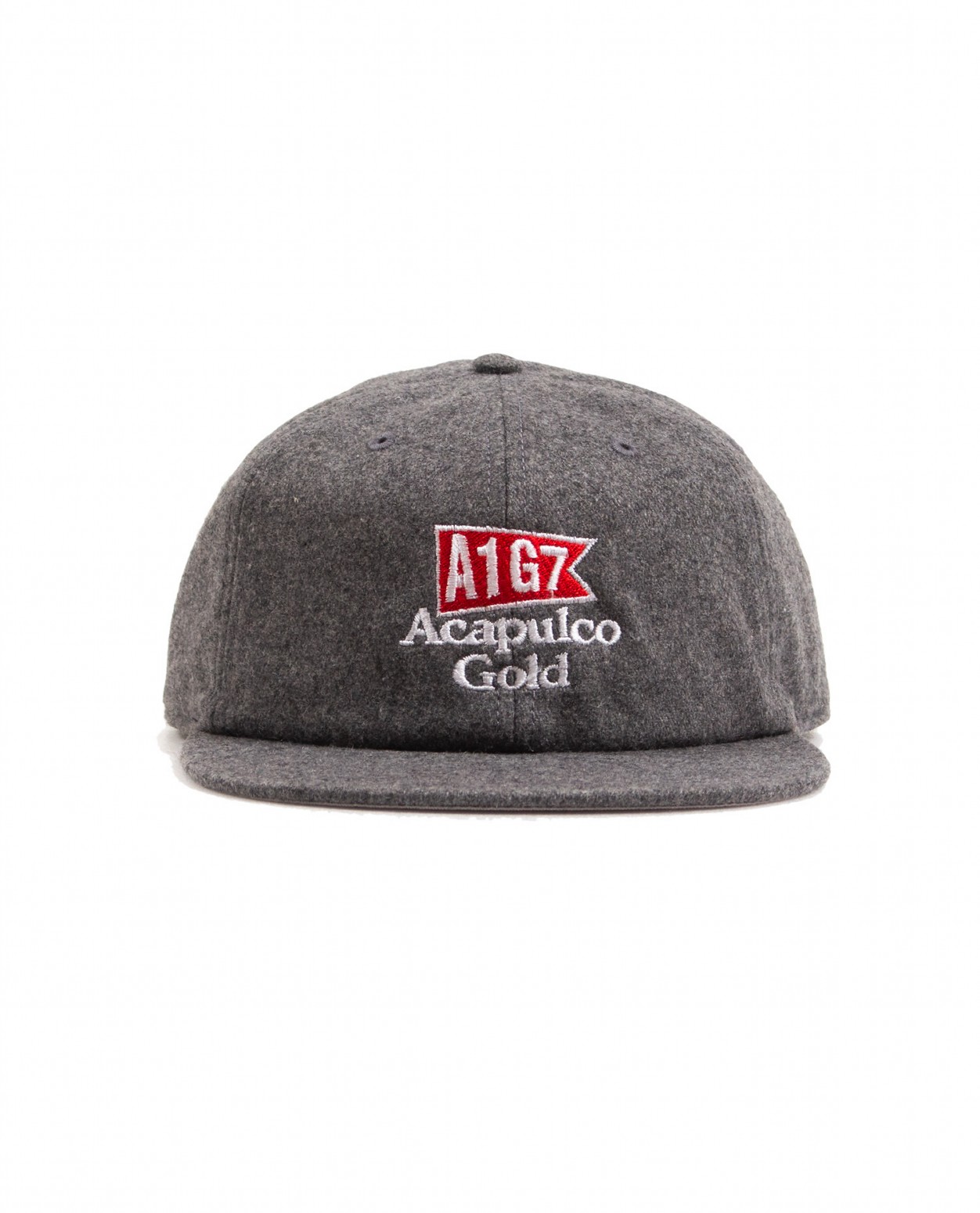 ��ACAPULCO GOLD/�����ץ륳 ������ɡ�WOOL 6 PANEL CAP  / HEATHER GREY