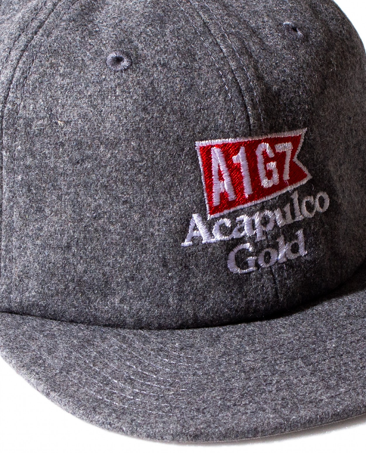 ��ACAPULCO GOLD/�����ץ륳 ������ɡ�WOOL 6 PANEL CAP  / HEATHER GREY
