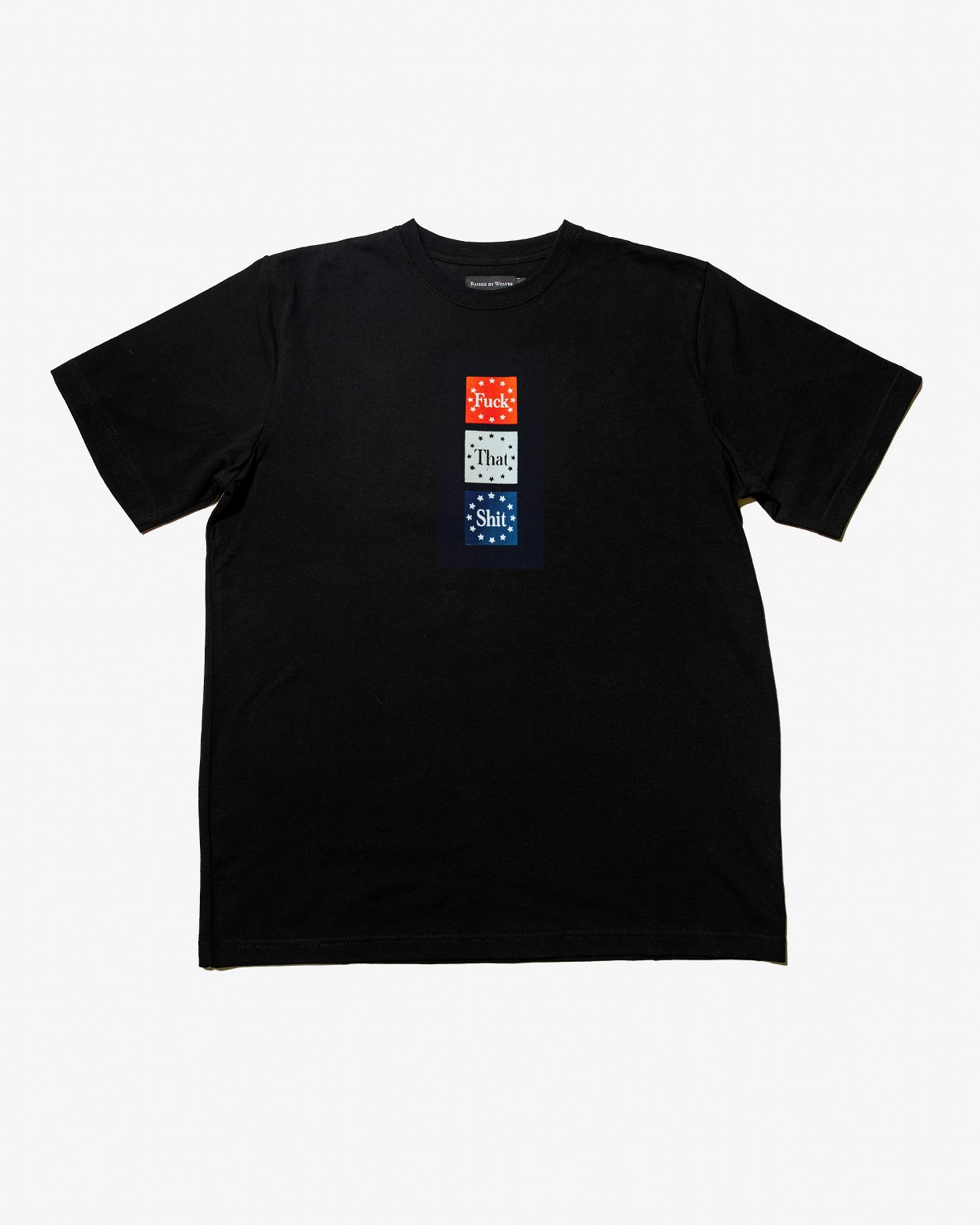 ��RAISED BY WOLVES/�쥤���ɥХ�����֥���FTS TEE T����� / BLACK