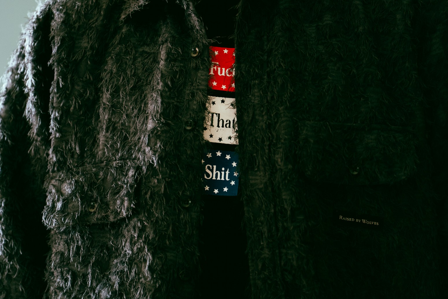 ��RAISED BY WOLVES/�쥤���ɥХ�����֥���FTS TEE T����� / BLACK