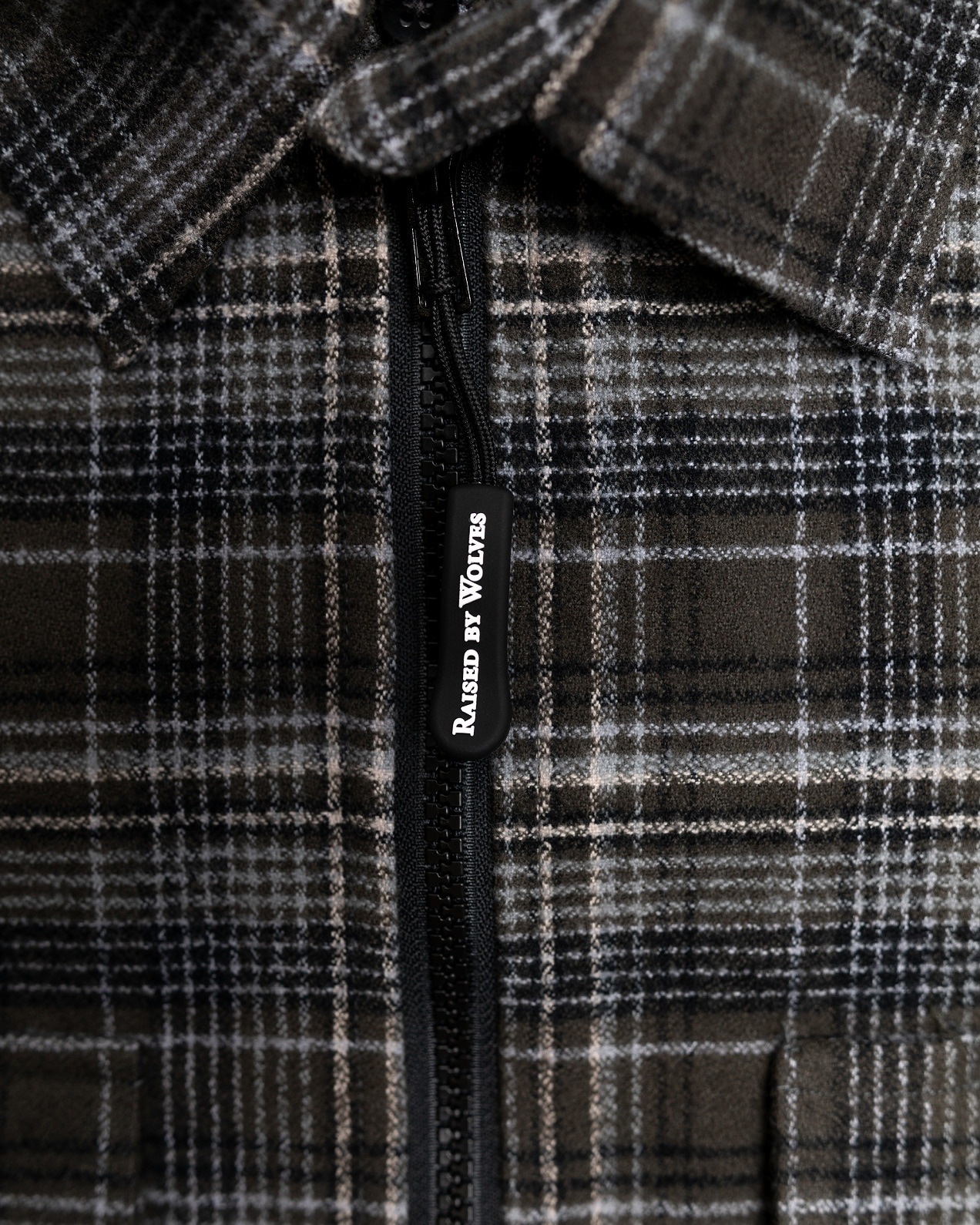 RAISED BY WOLVES/쥤ɥХ֥ORGANIC FLANNEL SHIRT Ĺµ / TOBACCO