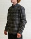 RAISED BY WOLVES/쥤ɥХ֥ORGANIC FLANNEL SHIRT Ĺµ / TOBACCO