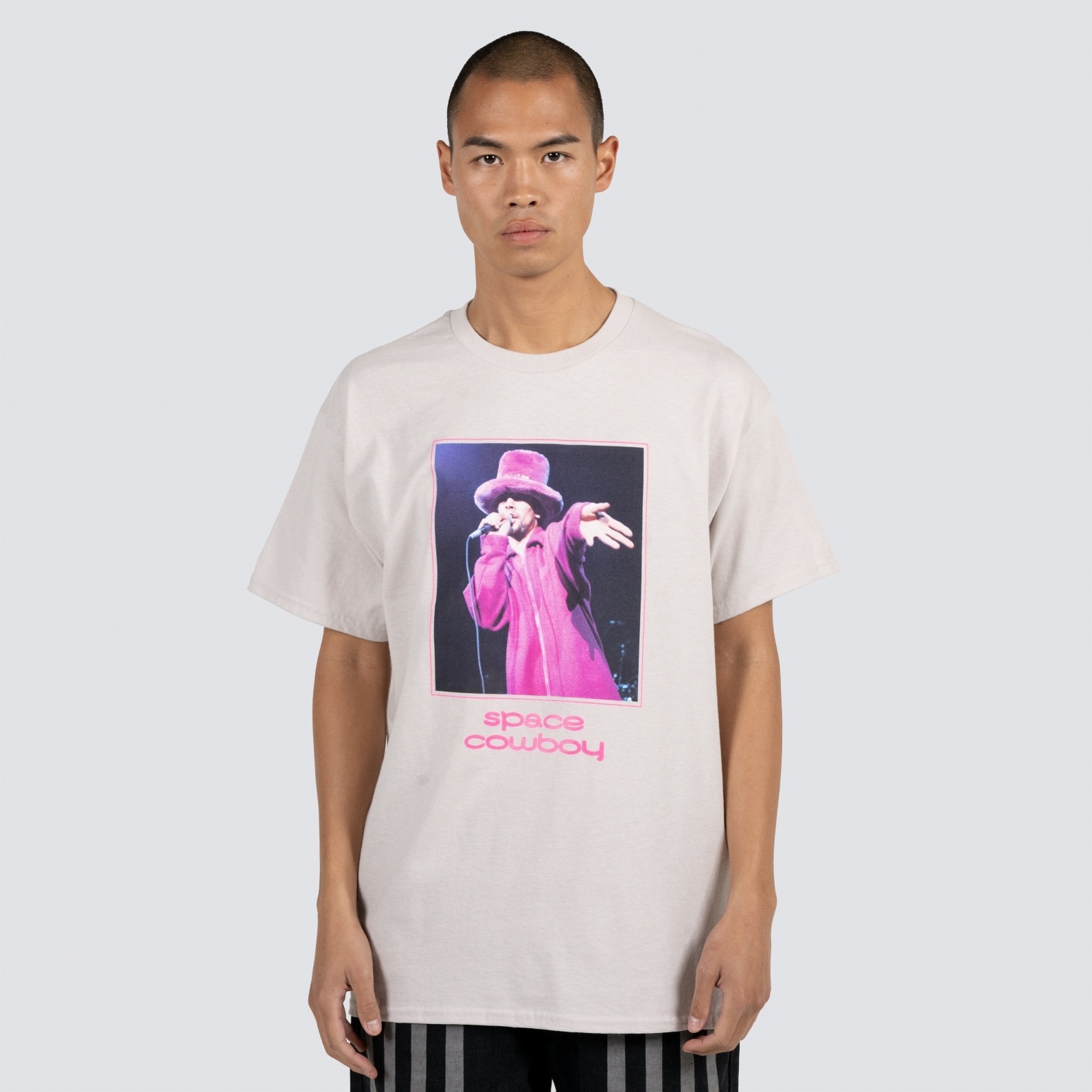��PLEASURES/�ץ쥸�㡼����JAMIROQUAI/����ߥ����磻��SPACE COWBOY T-SHIRT T����� / STEEL