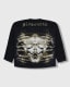 ��PLEASURES/�ץ쥸�㡼����SLIPKNOT/����åץΥåȡ�X-RAY HOCKEY JERSEY ĹµT����� / BLACK