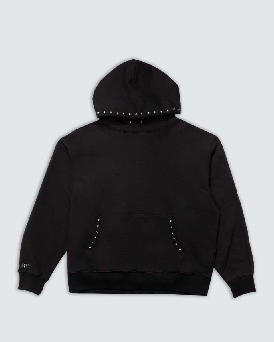��PLEASURES/�ץ쥸�㡼����DAFT PUNK/���եȡ��ѥ󥯡�LUCKY STUDDED HOODIE �С����� / BLACK