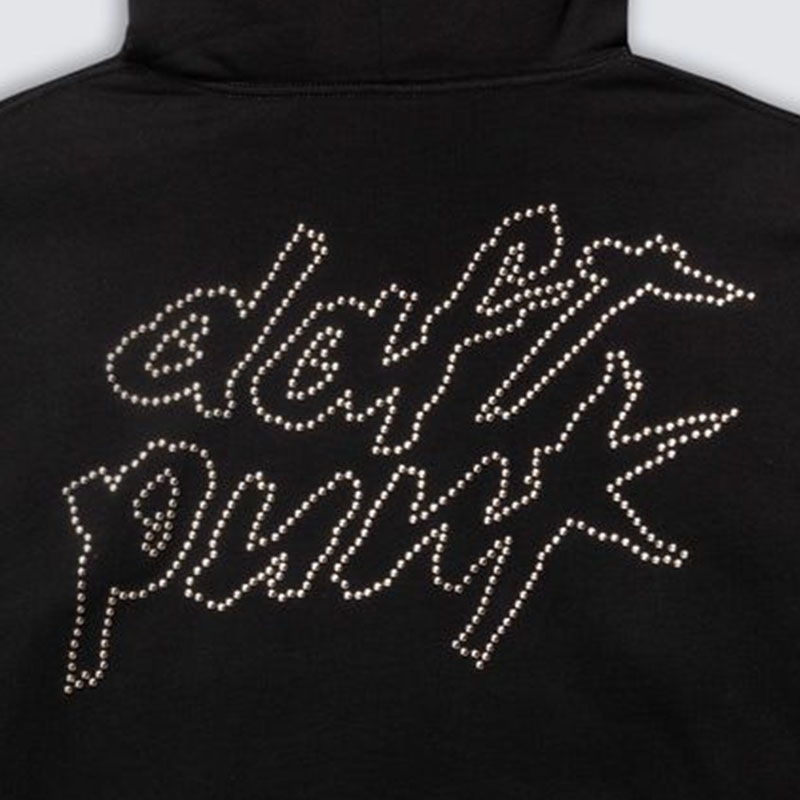 ��PLEASURES/�ץ쥸�㡼����DAFT PUNK/���եȡ��ѥ󥯡�LUCKY STUDDED HOODIE �С����� / BLACK