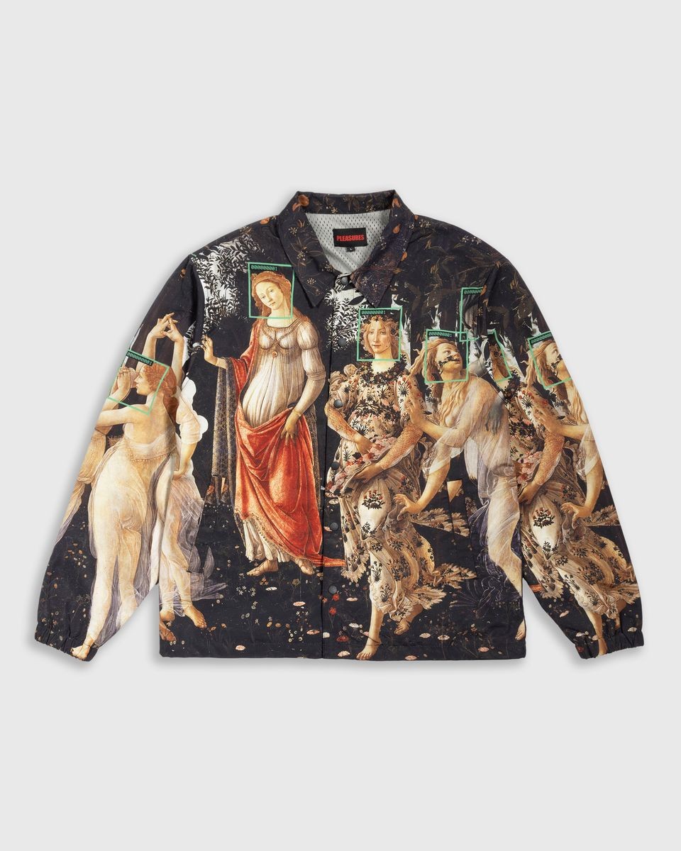 ��PLEASURES/�ץ쥸�㡼����FACIAL COACH JACKET ���������㥱�å� / MULTI