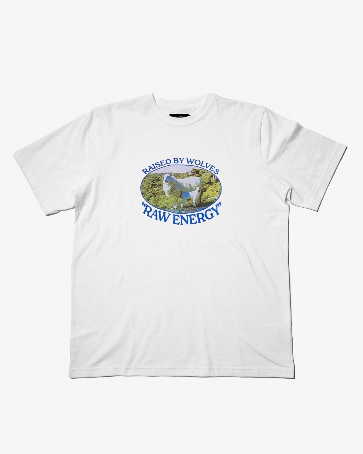 ��RAISED BY WOLVES/�쥤���ɥХ�����֥���RAW ENERGY TEE T����� / WHITE