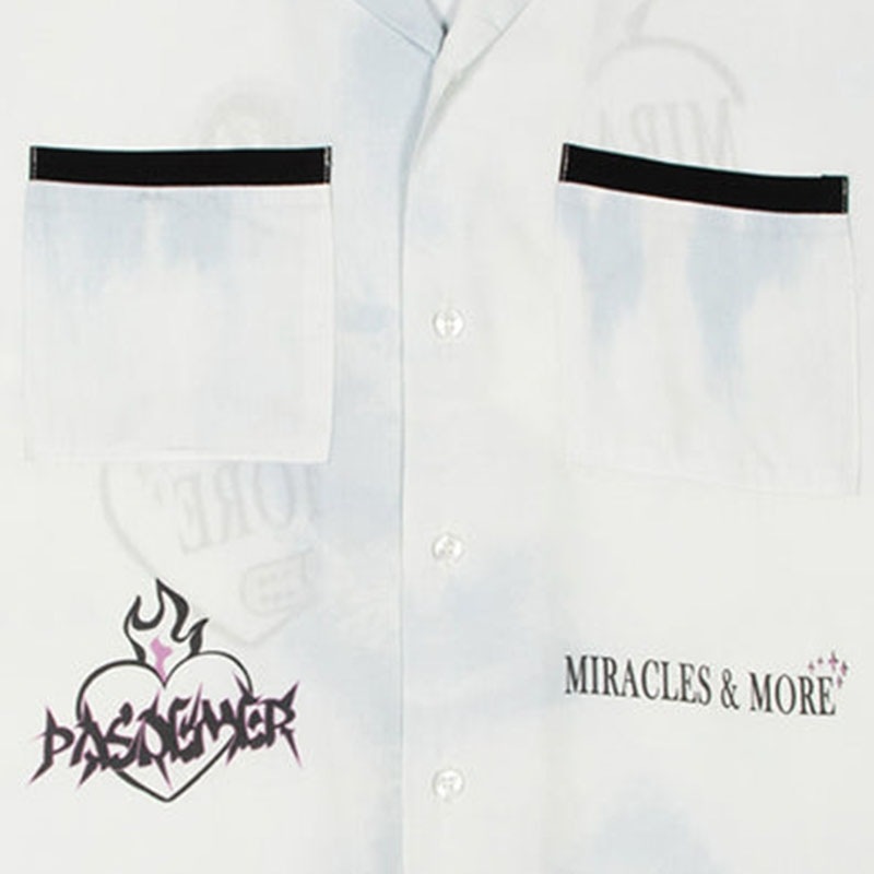 PAS DE MER/ѥɥMIRACLES SHIRT Ⱦµ / LIGHT BLUE 饤ȥ֥롼 忧