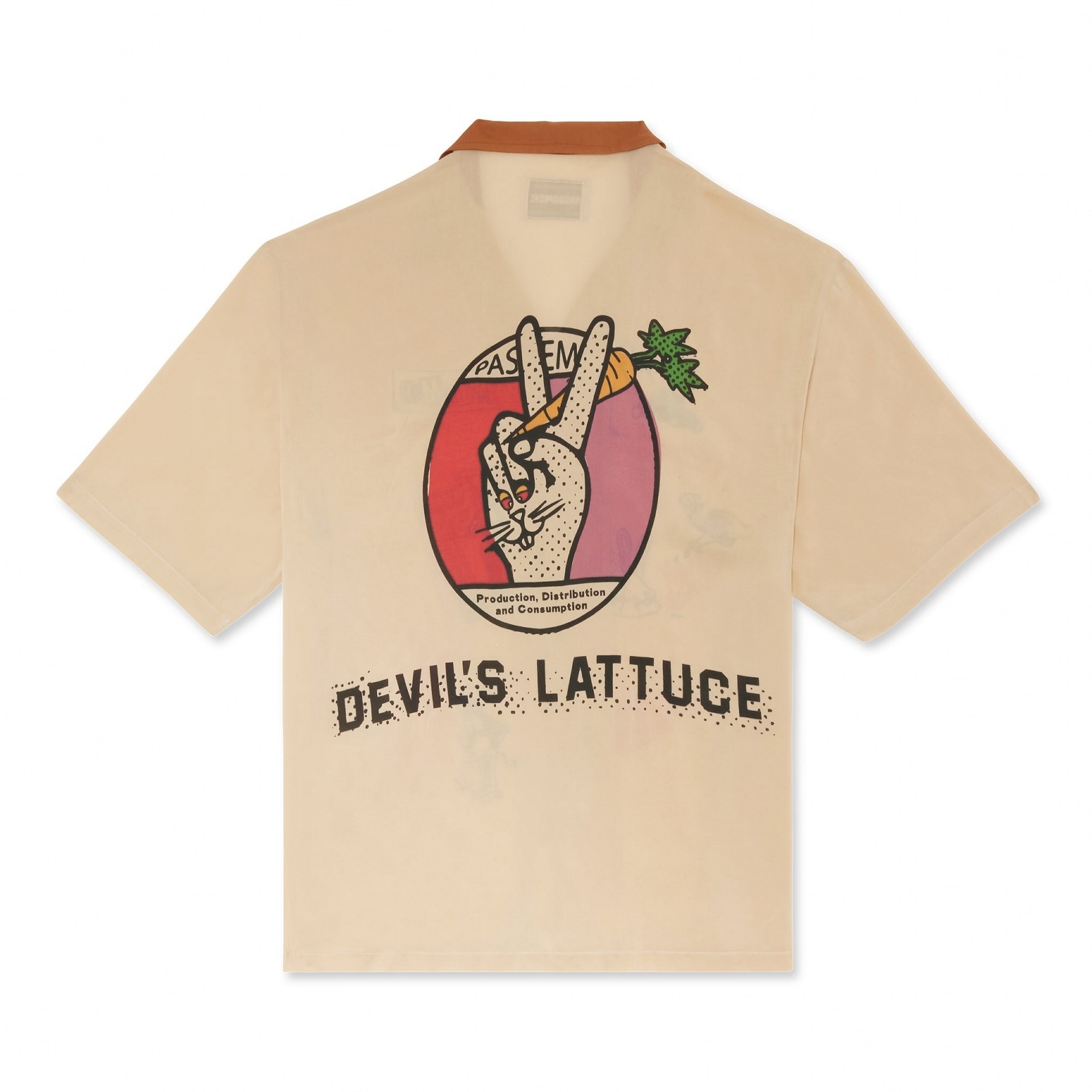 PAS DE MER/ѥɥDEVILS LATTUCE SHIRT Ⱦµ / NATURAL ۥ磻