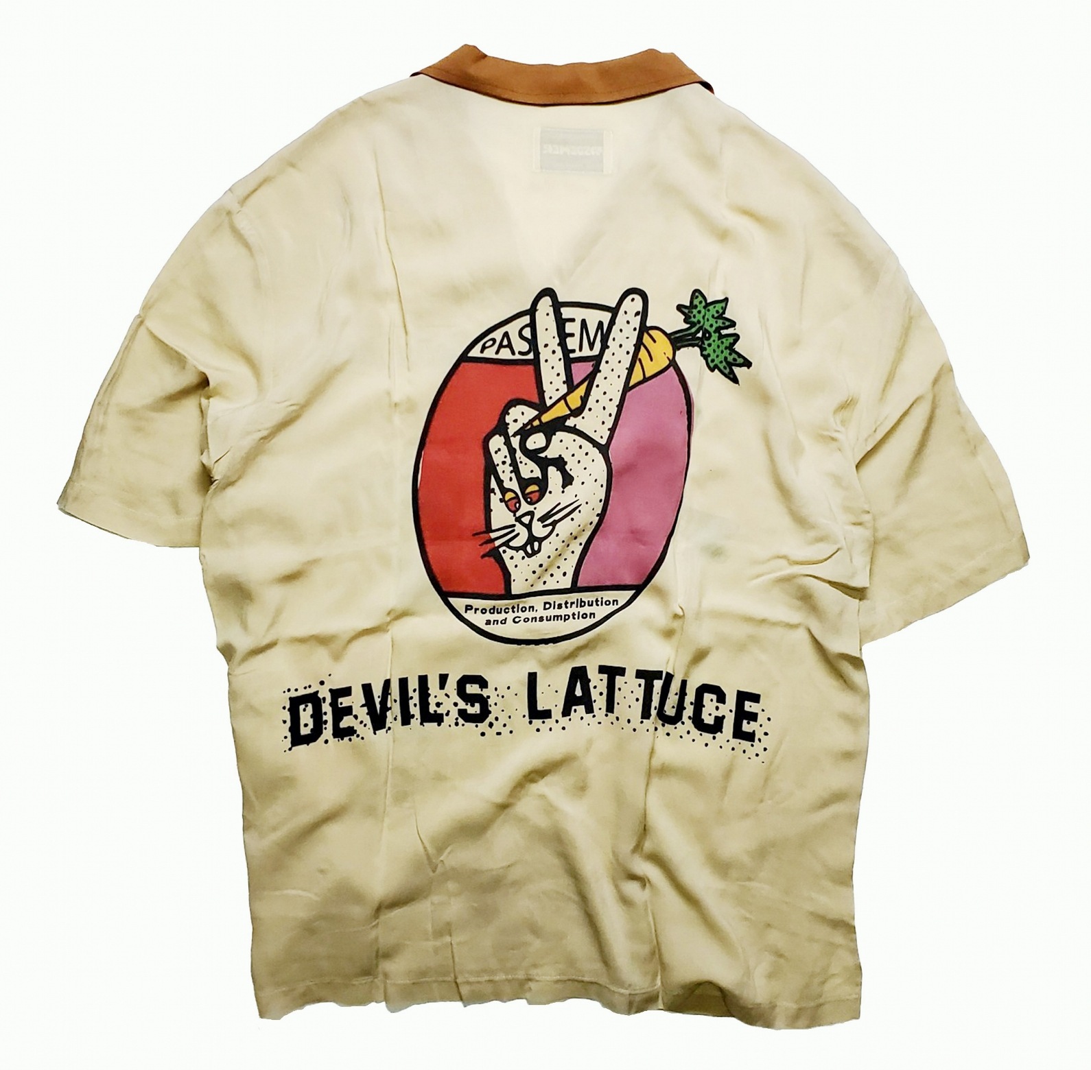 PAS DE MER/ѥɥDEVILS LATTUCE SHIRT Ⱦµ / NATURAL ۥ磻