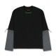 PLEASURES/ץ쥸㡼FURNITURE LONG SLEEVE ĹµT / BLACK