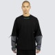 PLEASURES/ץ쥸㡼FURNITURE LONG SLEEVE ĹµT / BLACK