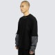 PLEASURES/ץ쥸㡼FURNITURE LONG SLEEVE ĹµT / BLACK