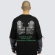 PLEASURES/ץ쥸㡼FURNITURE LONG SLEEVE ĹµT / BLACK