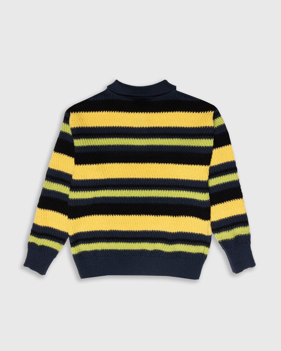 ��PLEASURES/�ץ쥸�㡼����COOPER POLO SWEATER �ݥ��������� / YELLOW