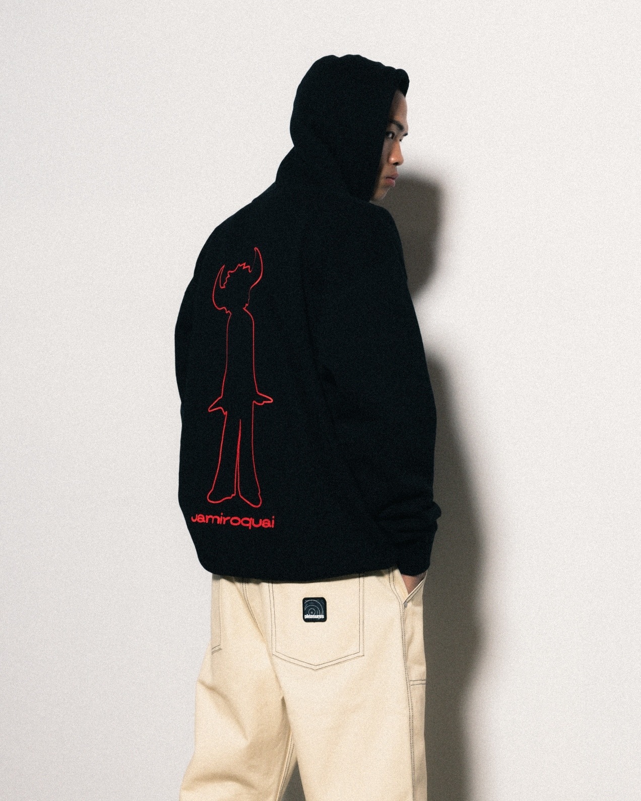 PLEASURES/ץ쥸㡼JAMIROQUAI/ߥ磻HIGH TIMES ZIP HOODIE ѡ / BLACK