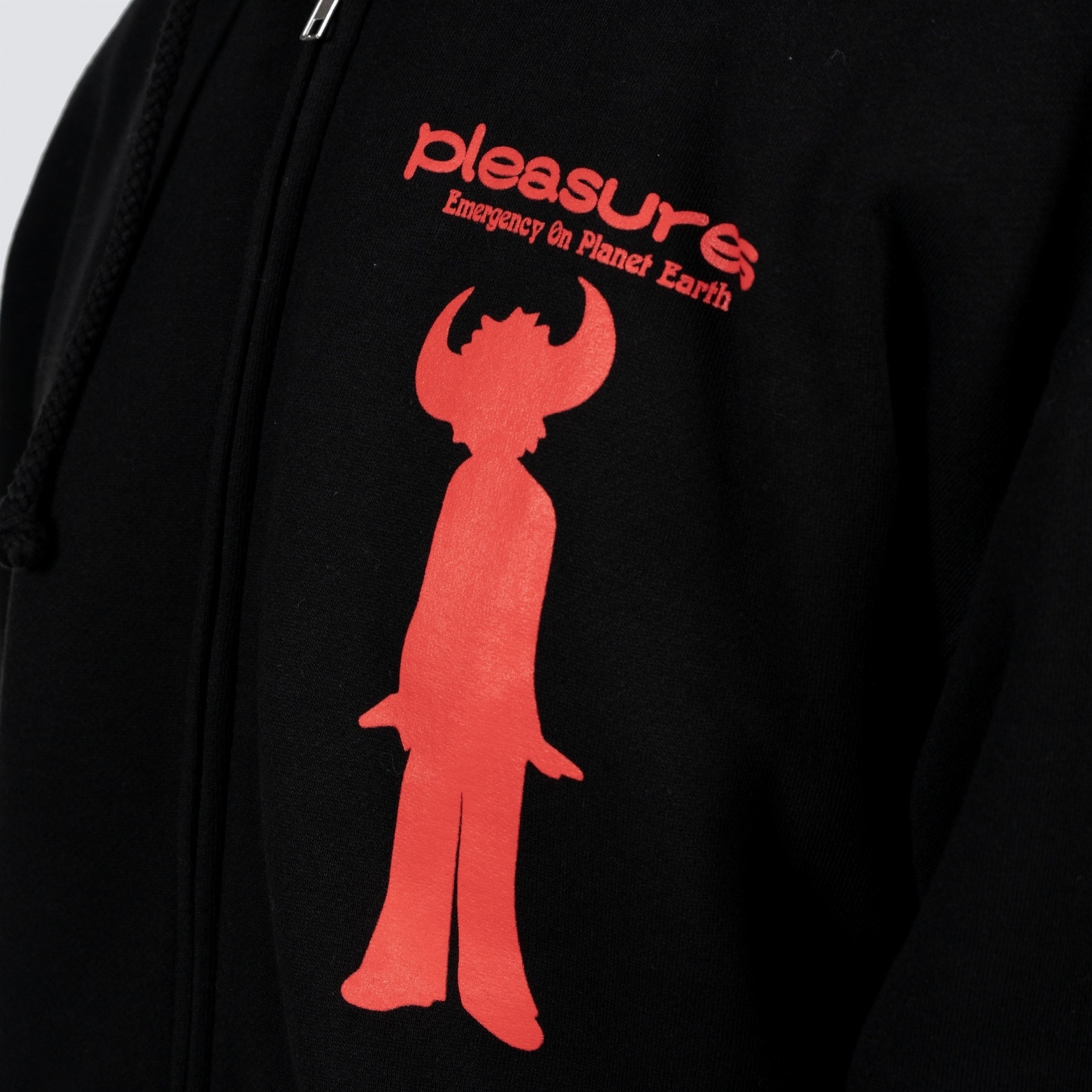 PLEASURES/ץ쥸㡼JAMIROQUAI/ߥ磻HIGH TIMES ZIP HOODIE ѡ / BLACK