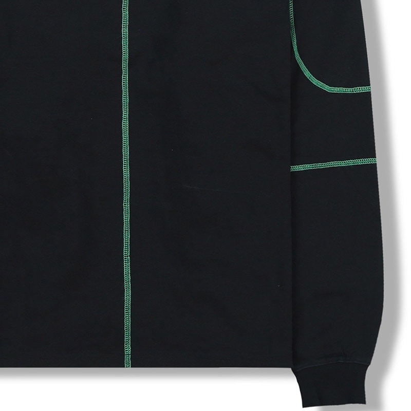 ��PLEASURES/�ץ쥸�㡼����TRAP LONG SLEEVE ĹµT����� / BLACK