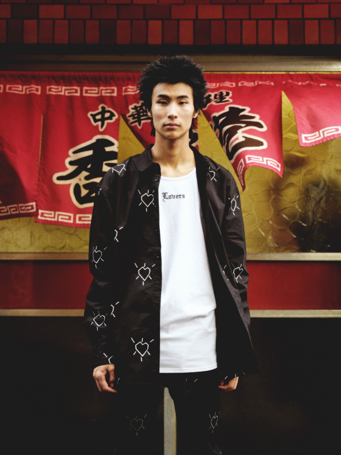 ��LUTI/�롼�ƥ�����SANTO CORAZON L/S WOVEN Ĺµ����� / BLACK