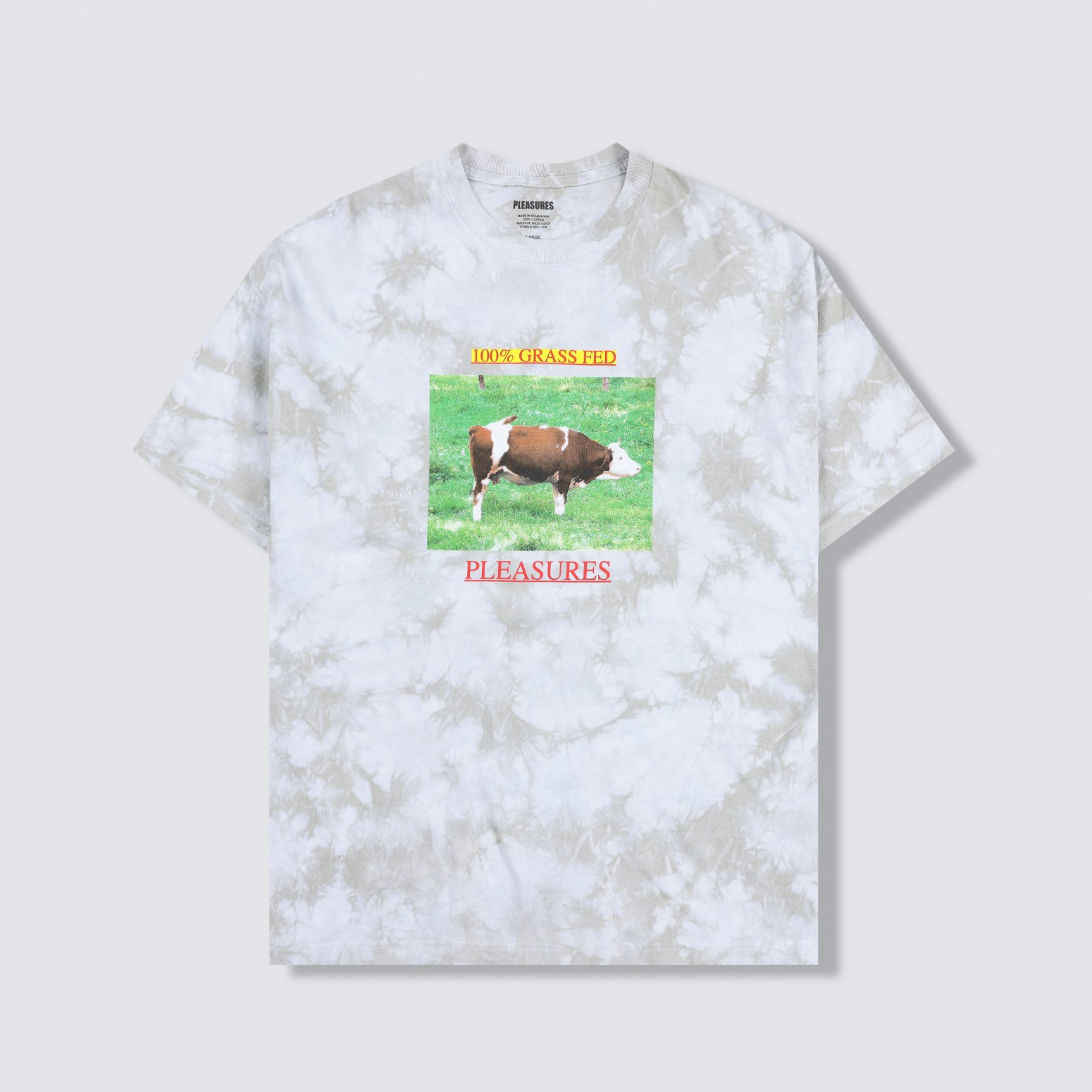 ��PLEASURES/�ץ쥸�㡼����GRASS FED T-SHIRT T����� / STORM