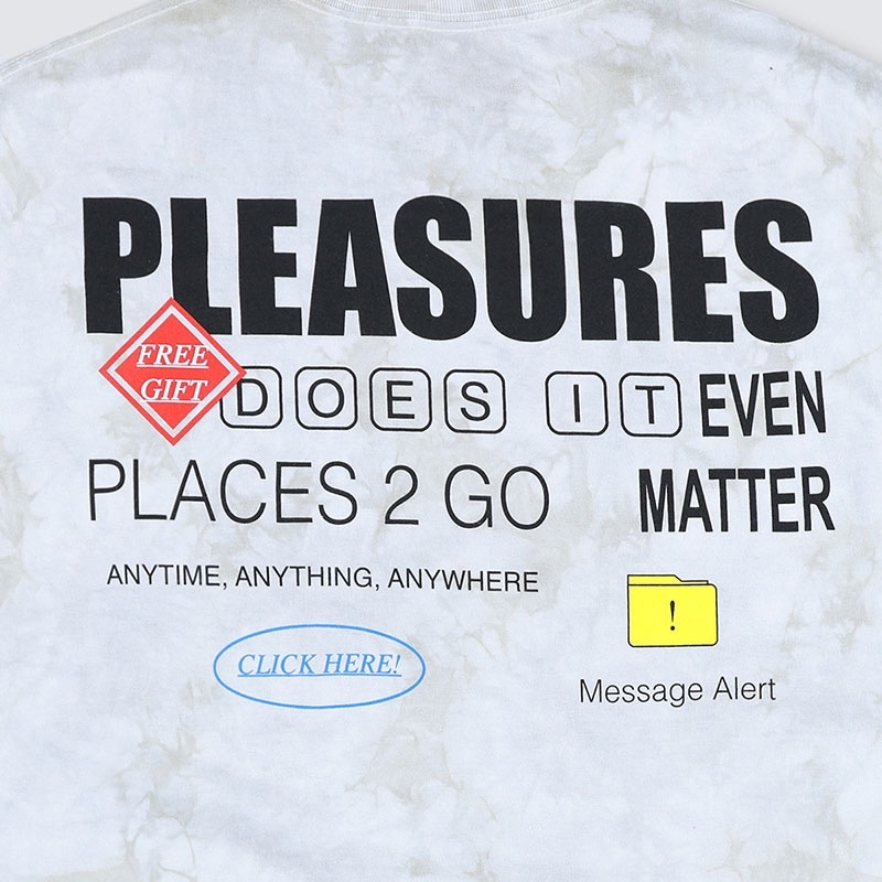 ��PLEASURES/�ץ쥸�㡼����GRASS FED T-SHIRT T����� / STORM