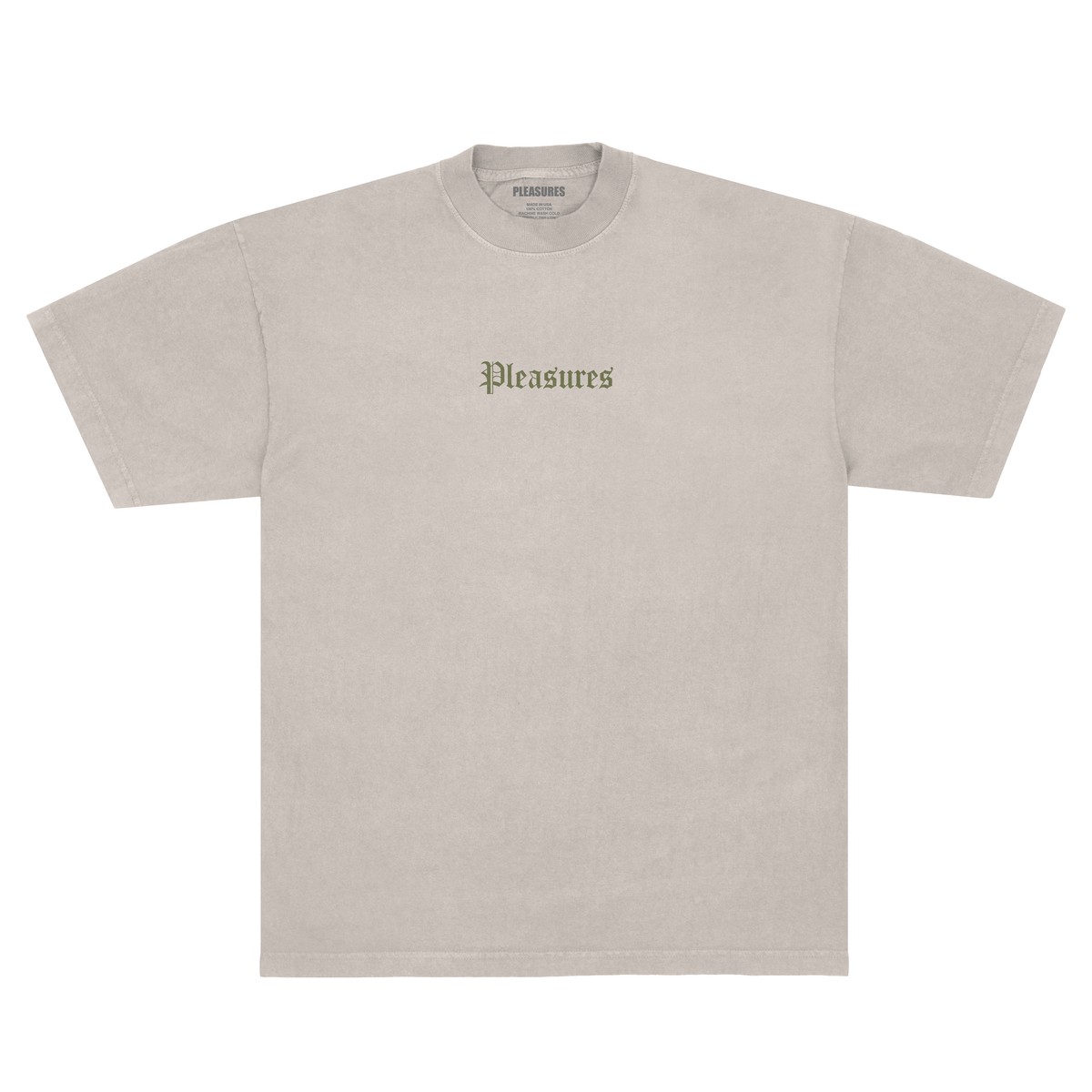 PLEASURES/ץ쥸㡼BURN AGAIN T-SHIRT T / MUSHROOM