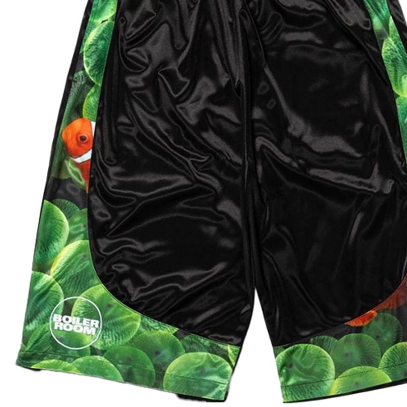 ��PLEASURES/�ץ쥸�㡼����BOILER ROOM��AQUA SPORT SHORTS ���硼�ȥѥ�� / BLACK
