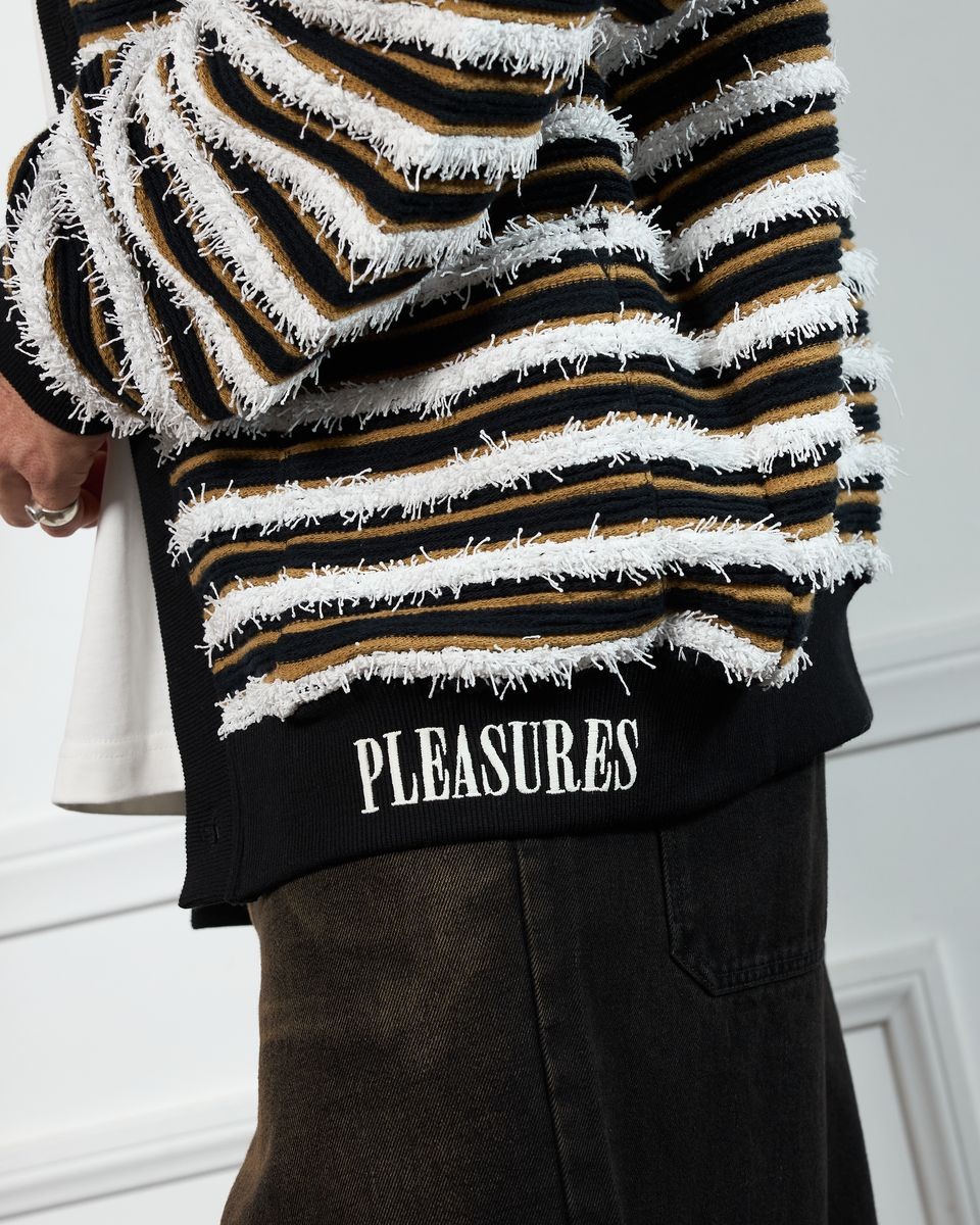 ��PLEASURES/�ץ쥸�㡼����ENDLESS CARDIGAN �����ǥ����� / BROWN