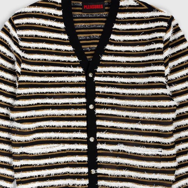 ��PLEASURES/�ץ쥸�㡼����ENDLESS CARDIGAN �����ǥ����� / BROWN