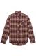 ��THE HUNDREDS/�����ϥ�ɥ�åġ�KAI LS FLANNEL / BURGUNDY