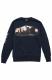 THE HUNDREDS/ϥɥåġDUSK CREWNECK / NAVY ͥӡ 