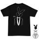 GOOD WORTH/åɥ  PLAYBOY/ץ쥤ܡPLAYBOY TEE T / BLK ֥å 