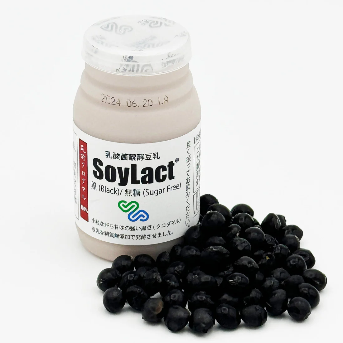 ＜植物性乳酸菌飲料＞ソイラクト黒無糖100ml・6本入り