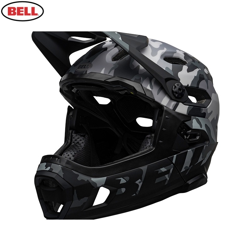 BELL ヘルメット スーパー DH ミップス  ブラック カモ L 20　|BELL/ベル|ヘルメット
