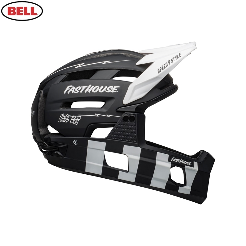 BELL ヘルメット スーパーエアー R ファストハウス ブラックホワイト L 21　|BELL/ベル|ヘルメット