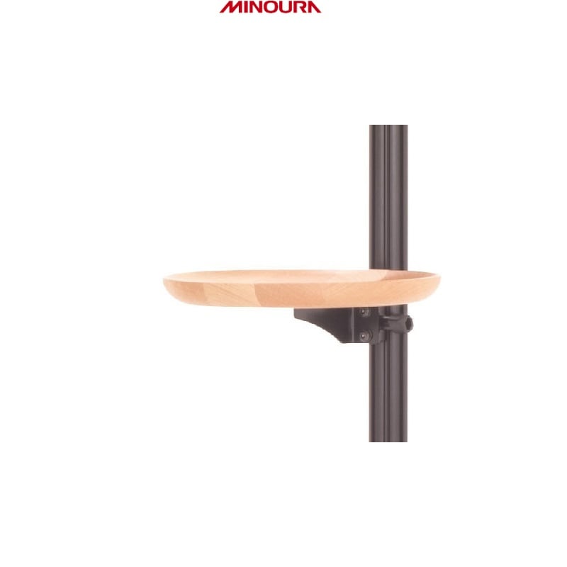 MINOURA ミノウラ  天井突っ張りタイプ 収納システム  HobbyTower HH-29 木製丸皿トレイ Φ230mm  黒　