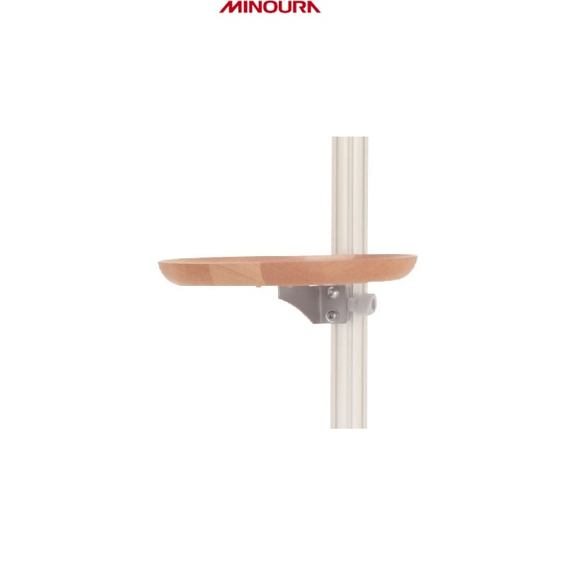 MINOURA ミノウラ  天井突っ張りタイプ 収納システム  HobbyTower HH-29 木製丸皿トレイ Φ230mm  シルバー　