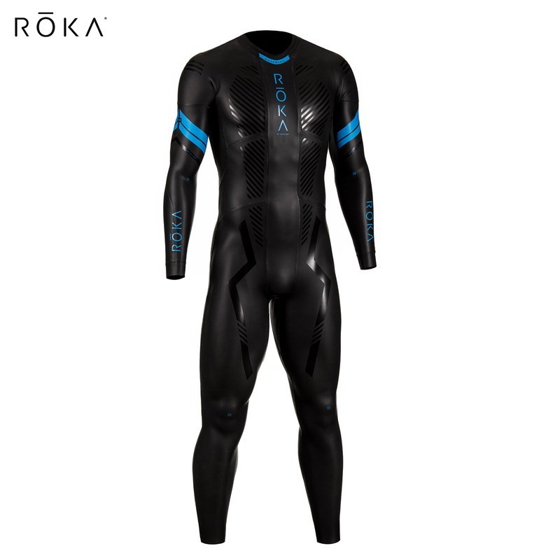 ROKA ロカ Wetsuits Maverick Comp II Black/Cyan メンズ マーベリック コンプ2男性用ウェットスーツ（初中級モデル）|ウェットスーツ|トライアスロン用品