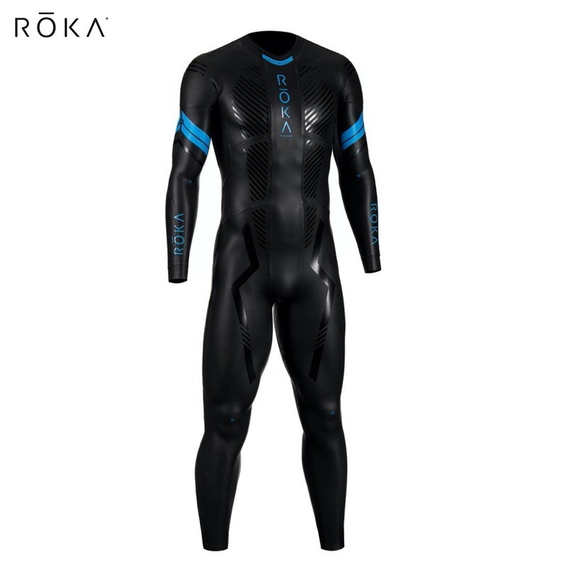ROKA ロカ Wetsuits Maverick Comp II Black/Cyan メンズ マーベリック コンプ2男性用ウェットスーツ（初中級モデル）|ウェットスーツ|トライアスロン用品