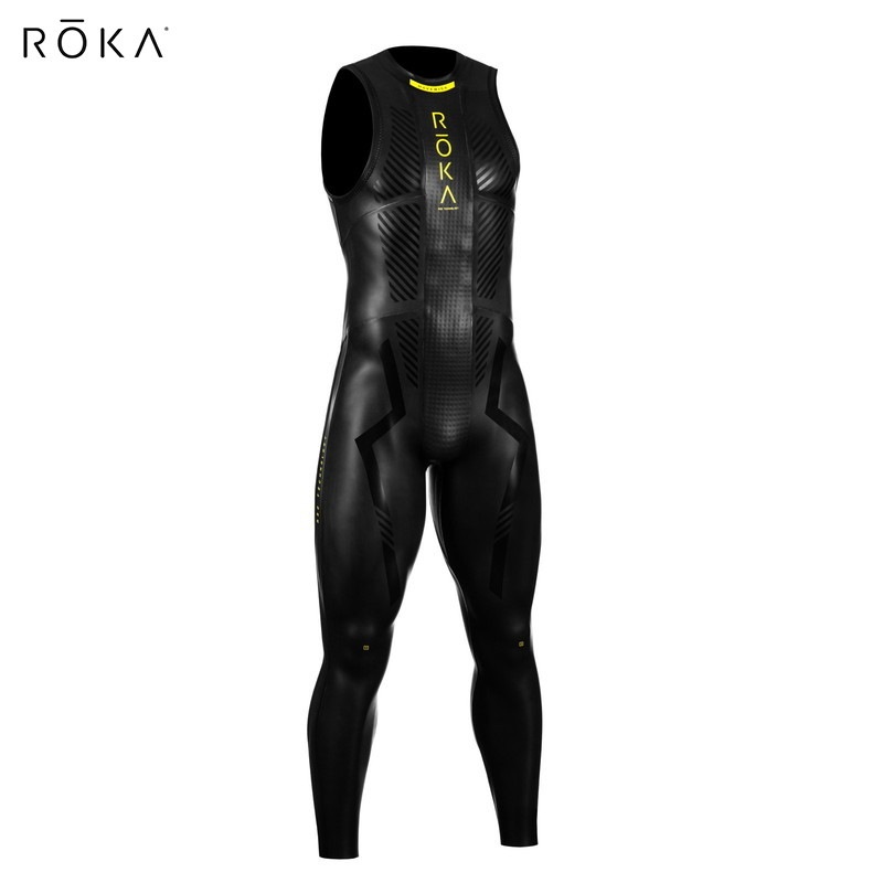 ROKA ロカ Maverick Pro II Sleeveless Black/Atomic Red メンズ マーベリック プロ 2男性用ウェットスーツ（ノースリーブ・タイプ／中上級モデル）|ウェッ