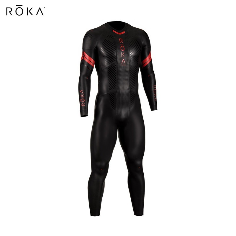ROKA ロカ Maverick MX Black/Atomic Red メンズ マーベリックMX男性用ウェットスーツ（初中〜上級者モデル）最新版|ウェットスーツ|トライアスロン用品