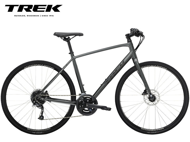 TREK トレック FX 2 DISC Satin Lithium Grey   クロスバイク|TREK/トレック|シティバイク