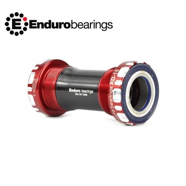 ENDURO XD-15 Corsa BB BSA Road シマノ/スラムGXP兼用 レッド (BKC-0550)|ENDURO/エンデューロ|ボトムブラケット
