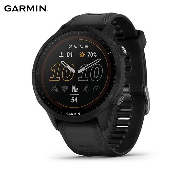 Garmin ガーミン Forerunner 955 Dual Power Black フォアランナー 955　デュアルパワー　ブラック スマートウォッチ|スポーツウォッチ|トライアスロン用品