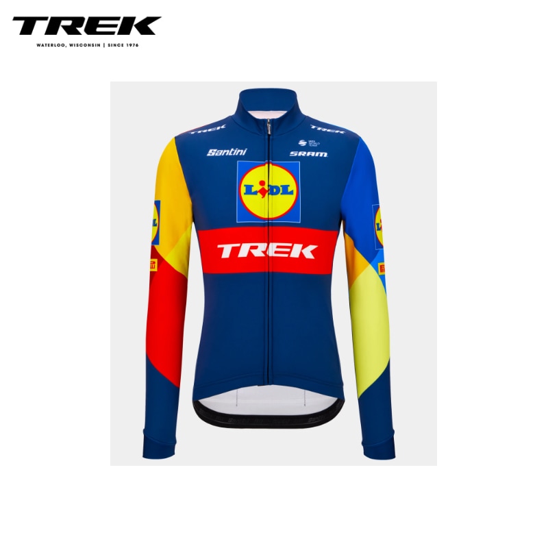 TREK トレック Lidl-Trekチームレプリカ・ロングスリーブサーマルジャージ Dark Blue/Yellow