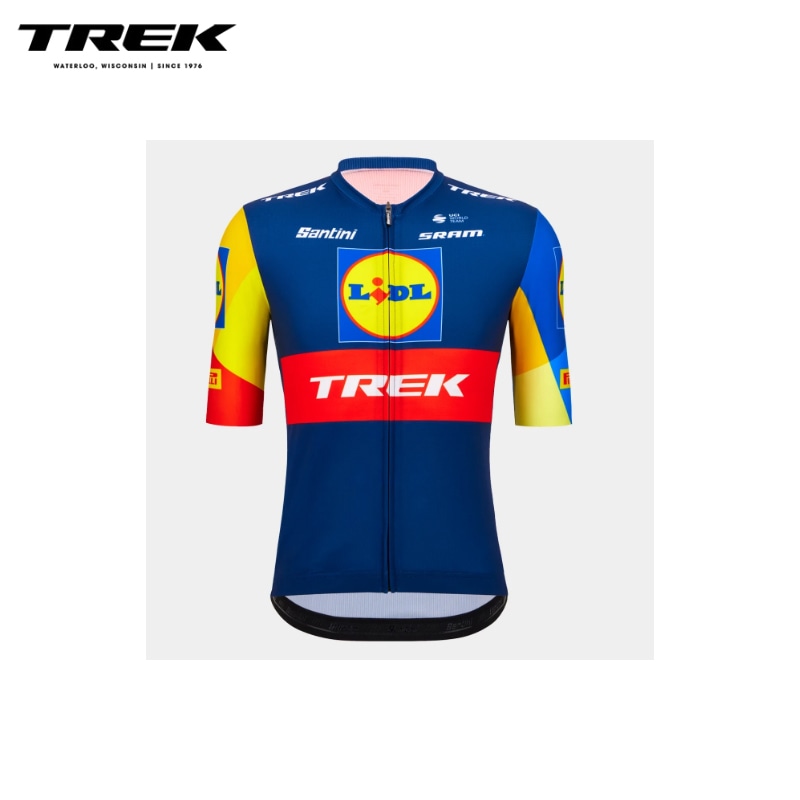 TREK トレック リドル・トレック ウィメンズレプリカレースジャージ Dark Blue/Yellow