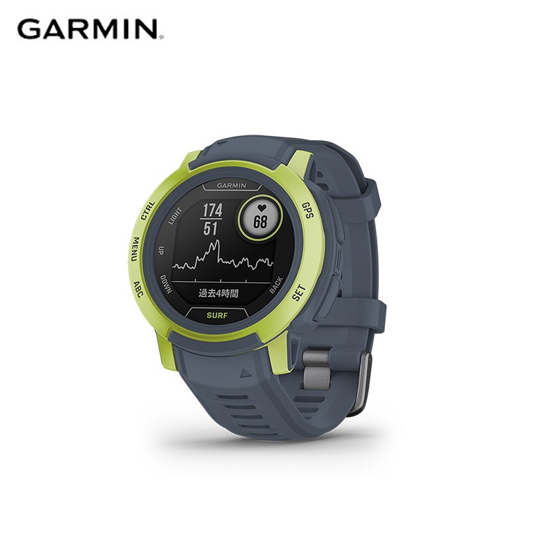 Garmin ガーミン Instinct 2 (ソーラー充電非対応) Surf Edition Mavericks  タフネスGPSウォッチ|スポーツウォッチ|トライアスロン用品